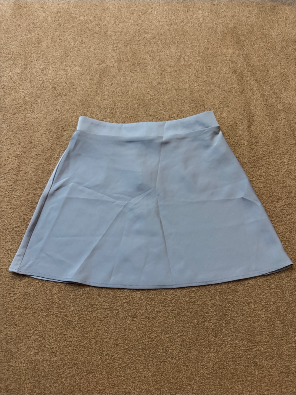 Forever 21 Light Blue A-Line Women's Skirt size small